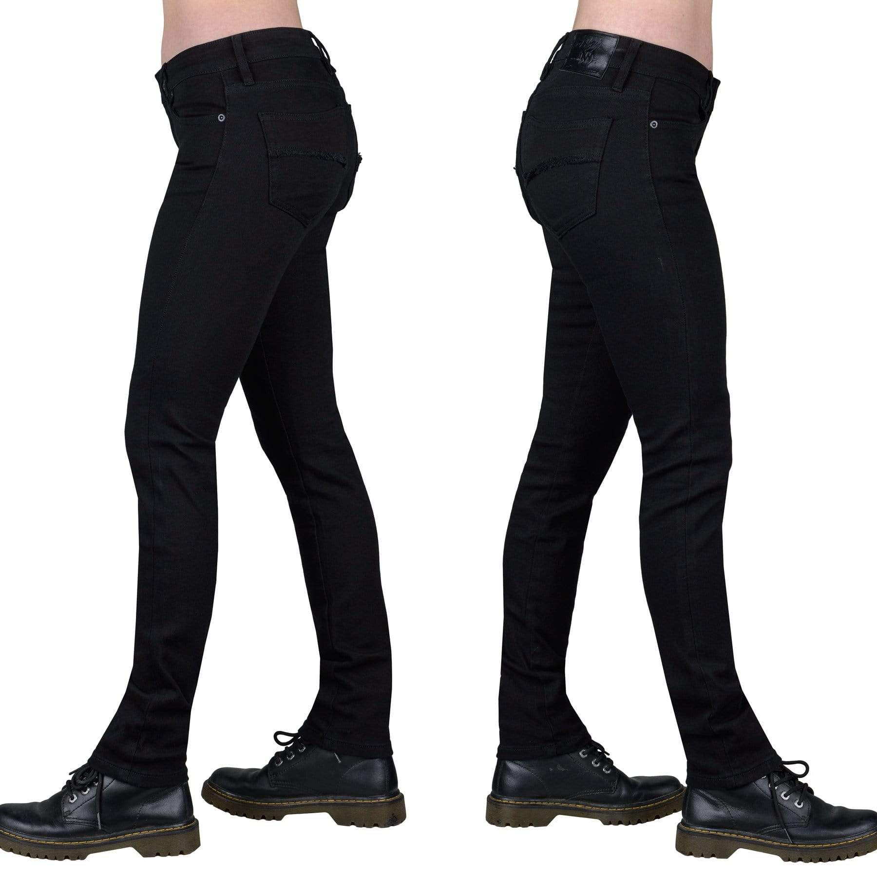 Wornstar Clothing Unisex Jeans. Rampager Denim Jeans - Black