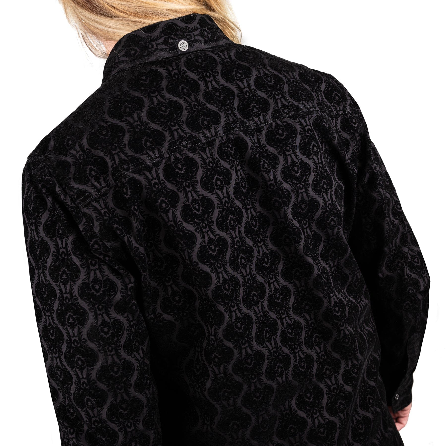 Rocknrolla Collection Button Down Amaryllis Shirt - Black