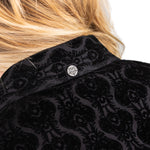 Wornstar Clothing Mens Long Sleeve Shirt. Amaryllis Black Button Down Shirt.