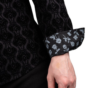 Rocknrolla Collection Button Down Amaryllis Shirt - Black