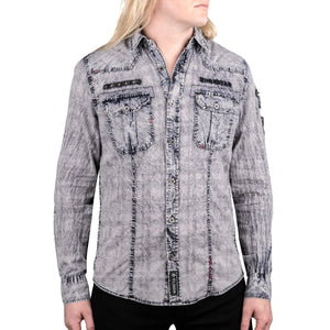 Rocknrolla Collection Button Down Ascension Shirt