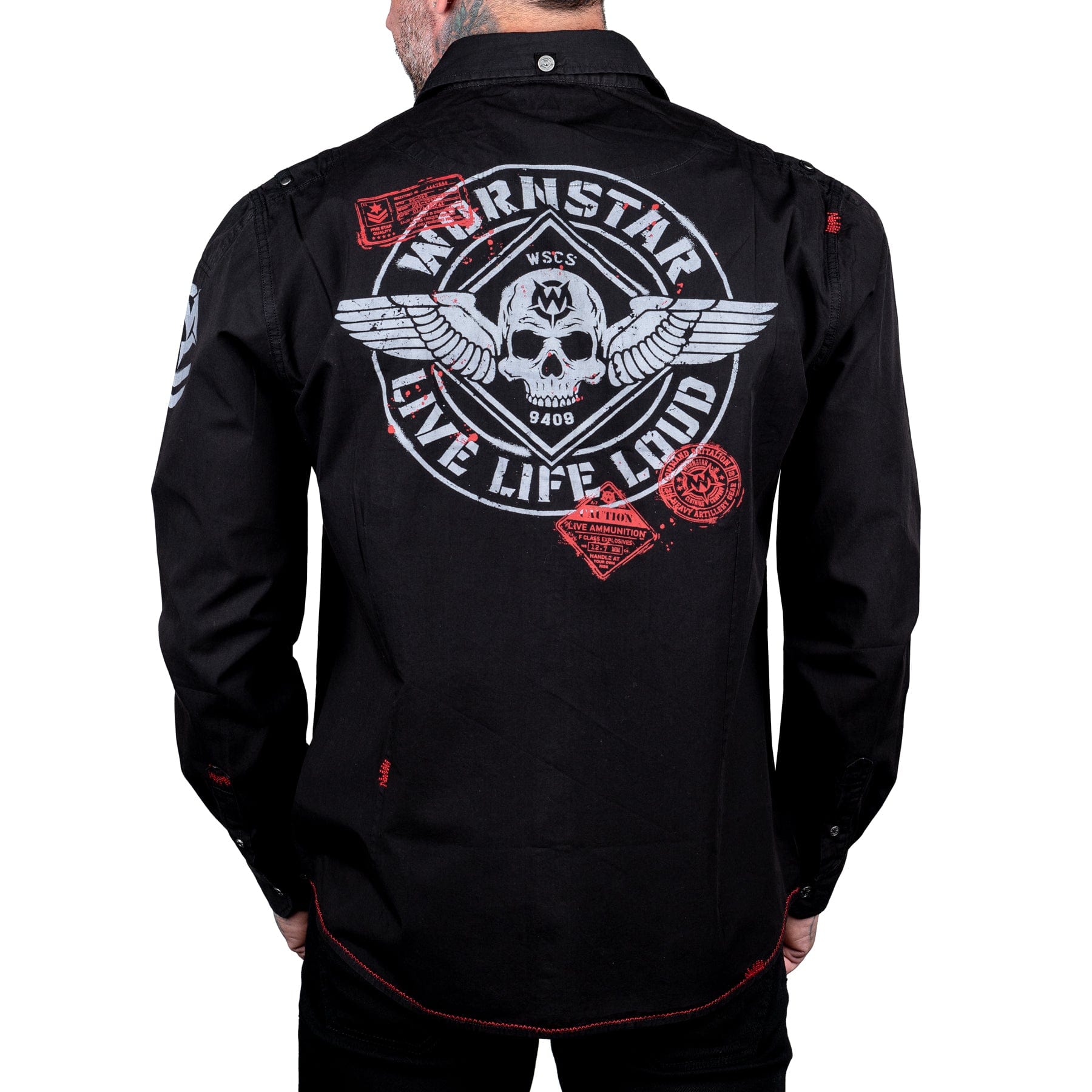 Rocknrolla Collection Button Down Battalion Shirt