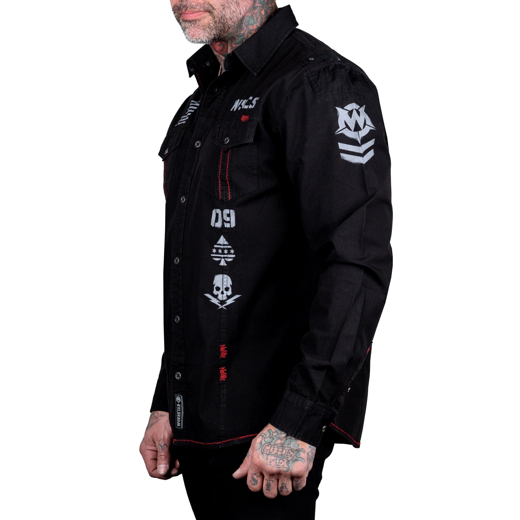 Rocknrolla Collection Button Down Battalion Shirt