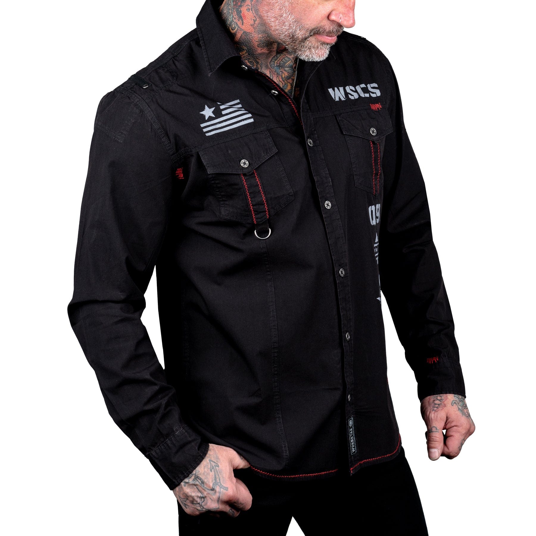 Rocknrolla Collection Button Down Battalion Shirt