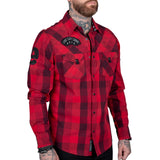 Wornstar Clothing Mens Long Sleeve Shirt. Dusk Button Down Shirt.