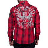 Wornstar Clothing Mens Long Sleeve Shirt. Dusk Button Down Shirt.