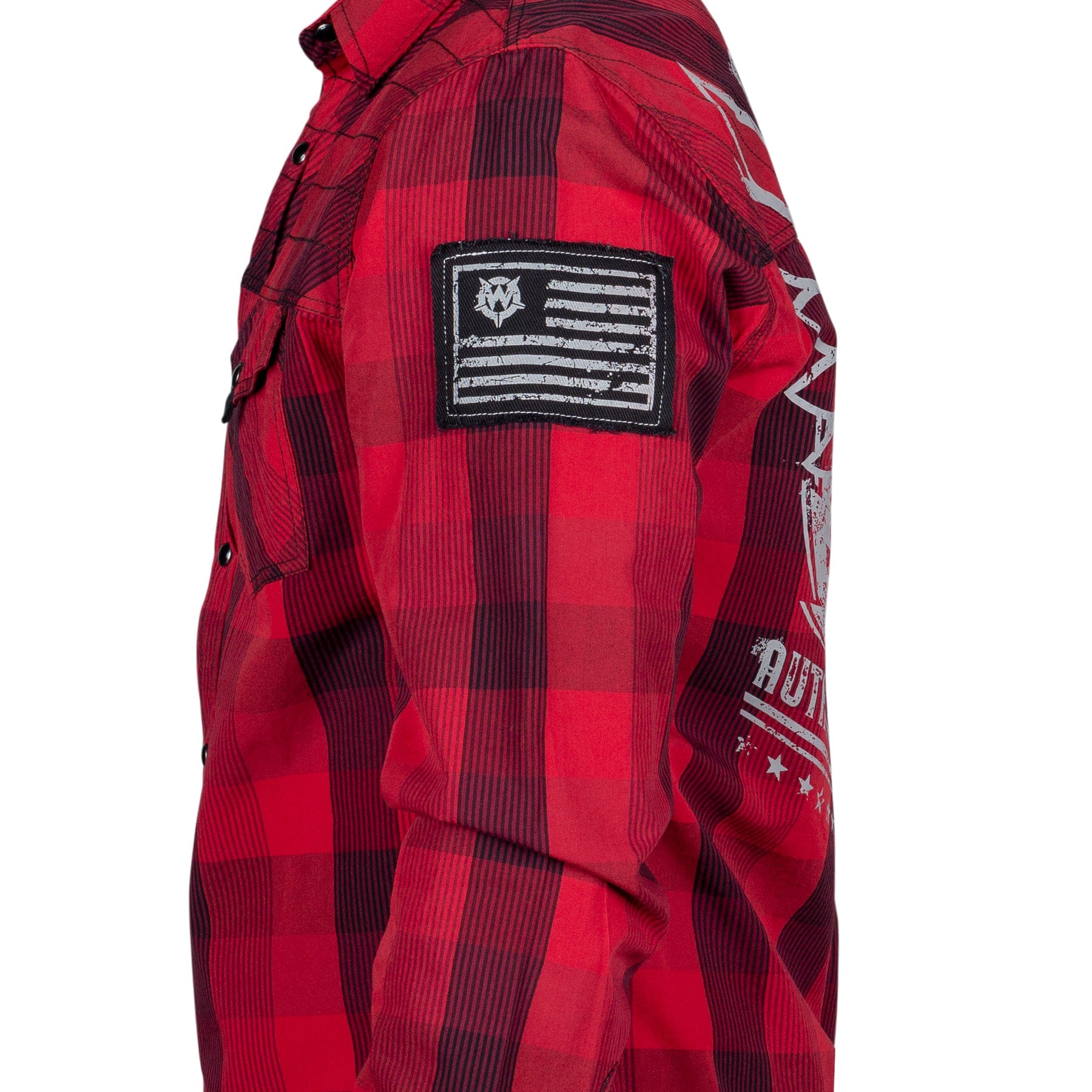 Wornstar Clothing Mens Long Sleeve Shirt. Dusk Button Down Shirt.