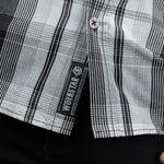 Wornstar Clothing Mens Long Sleeve Shirt. Heir Button Down Plaid Shirt.