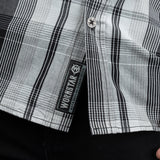 Wornstar Clothing Mens Long Sleeve Shirt. Heir Button Down Plaid Shirt.