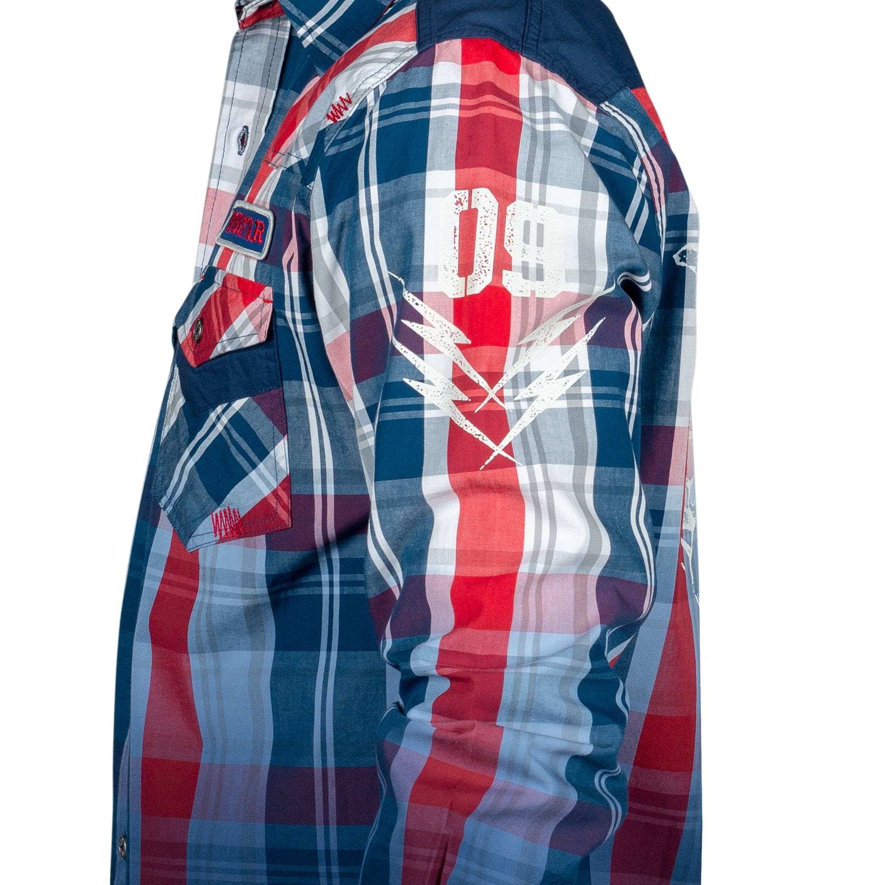 Wornstar Clothing Mens Button Down Heritage Plaid Shirt