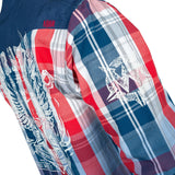 Wornstar Clothing Mens Button Down Heritage Plaid Shirt