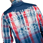 Wornstar Clothing Mens Button Down Heritage Plaid Shirt