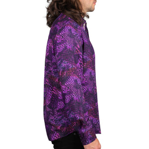 Rocknrolla Collection Button Down Purple Haze Shirt