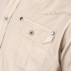 Rocknrolla Collection Button Down Raider Shirt - Sand