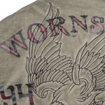 Rocknrolla Collection Button Down Seek And Destroy Shirt - Olive