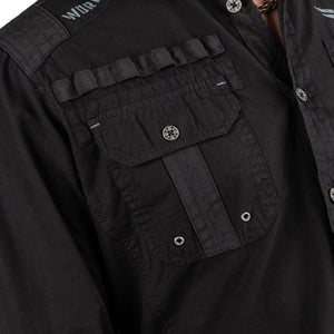 Rocknrolla Collection Button Down Stealth Shirt