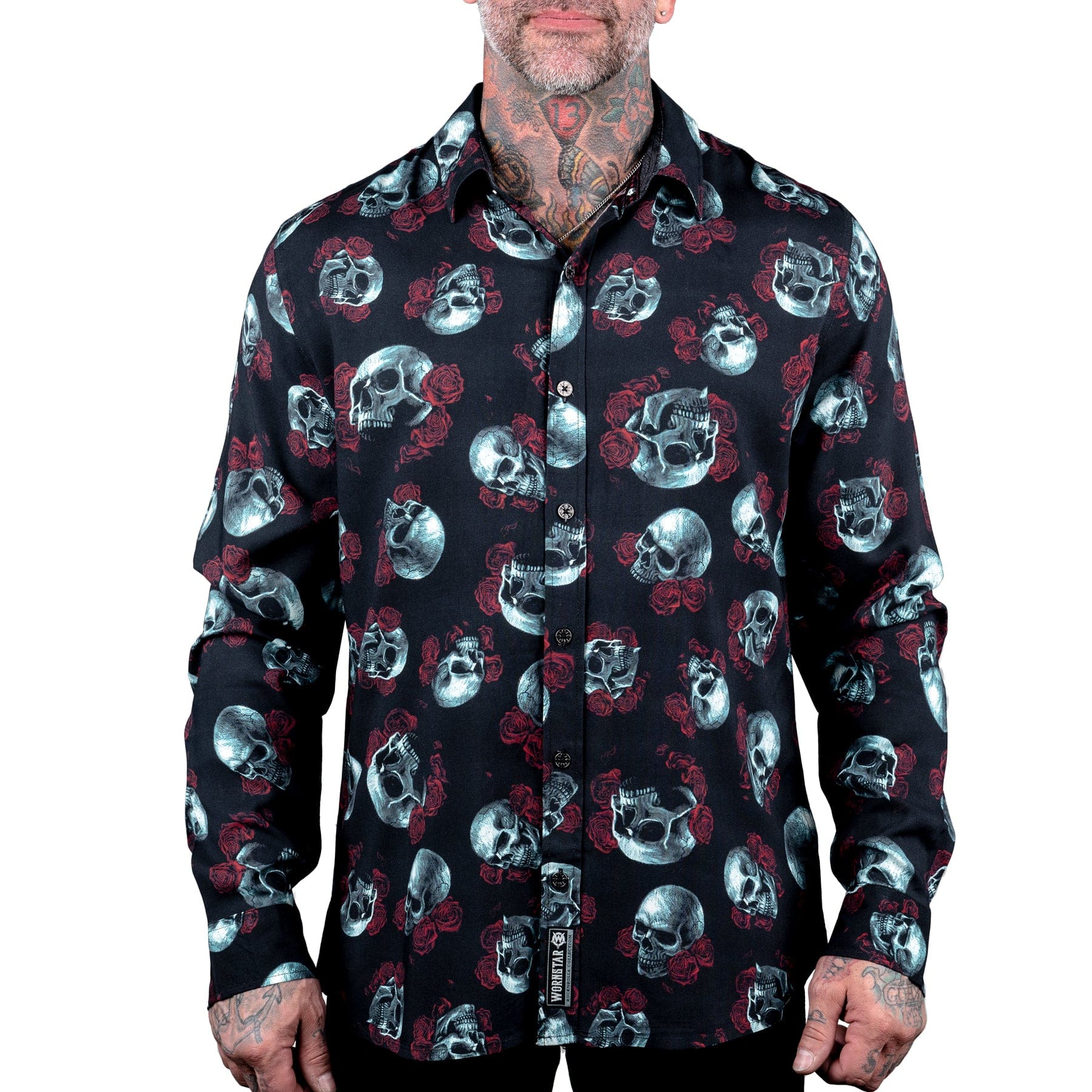 Rocknrolla Collection Button Down Under The Rose Shirt