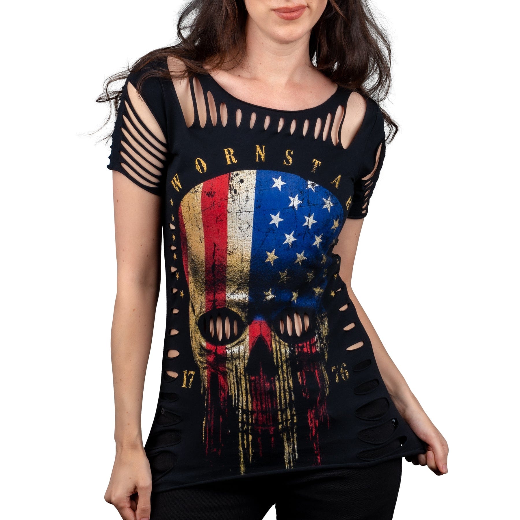 Wornstar Clothing Americoma Womens Tee