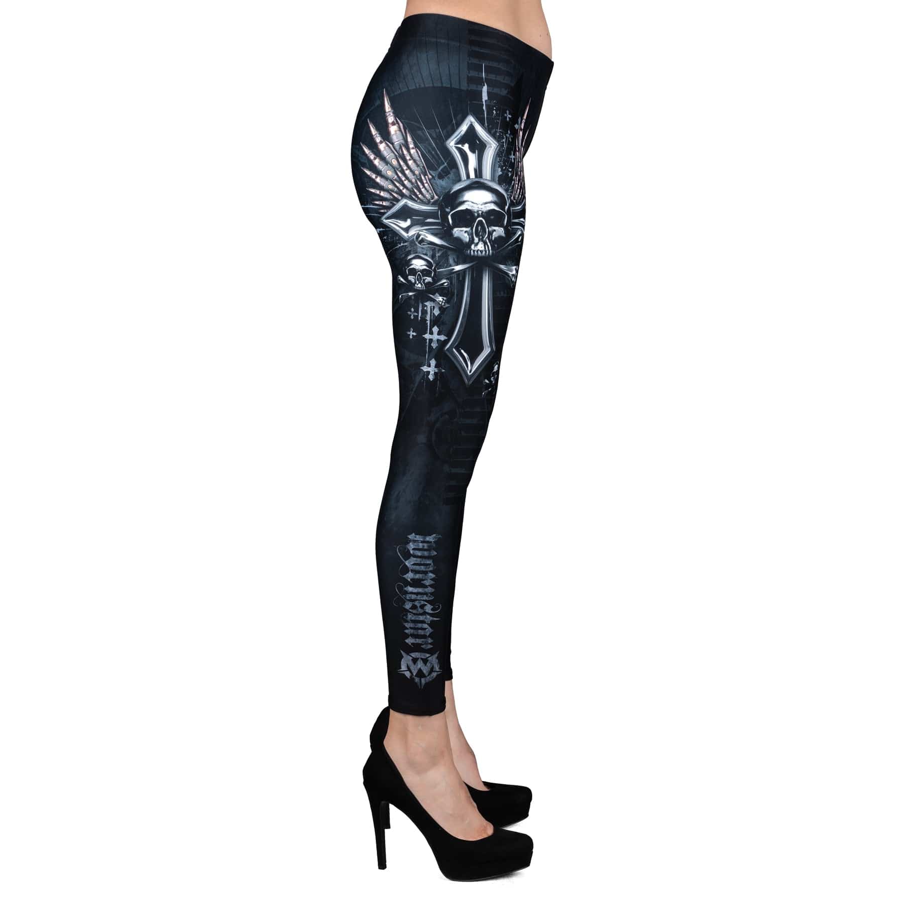 Wornstar Street Wear POD Leggings Bullet Saint Leggings