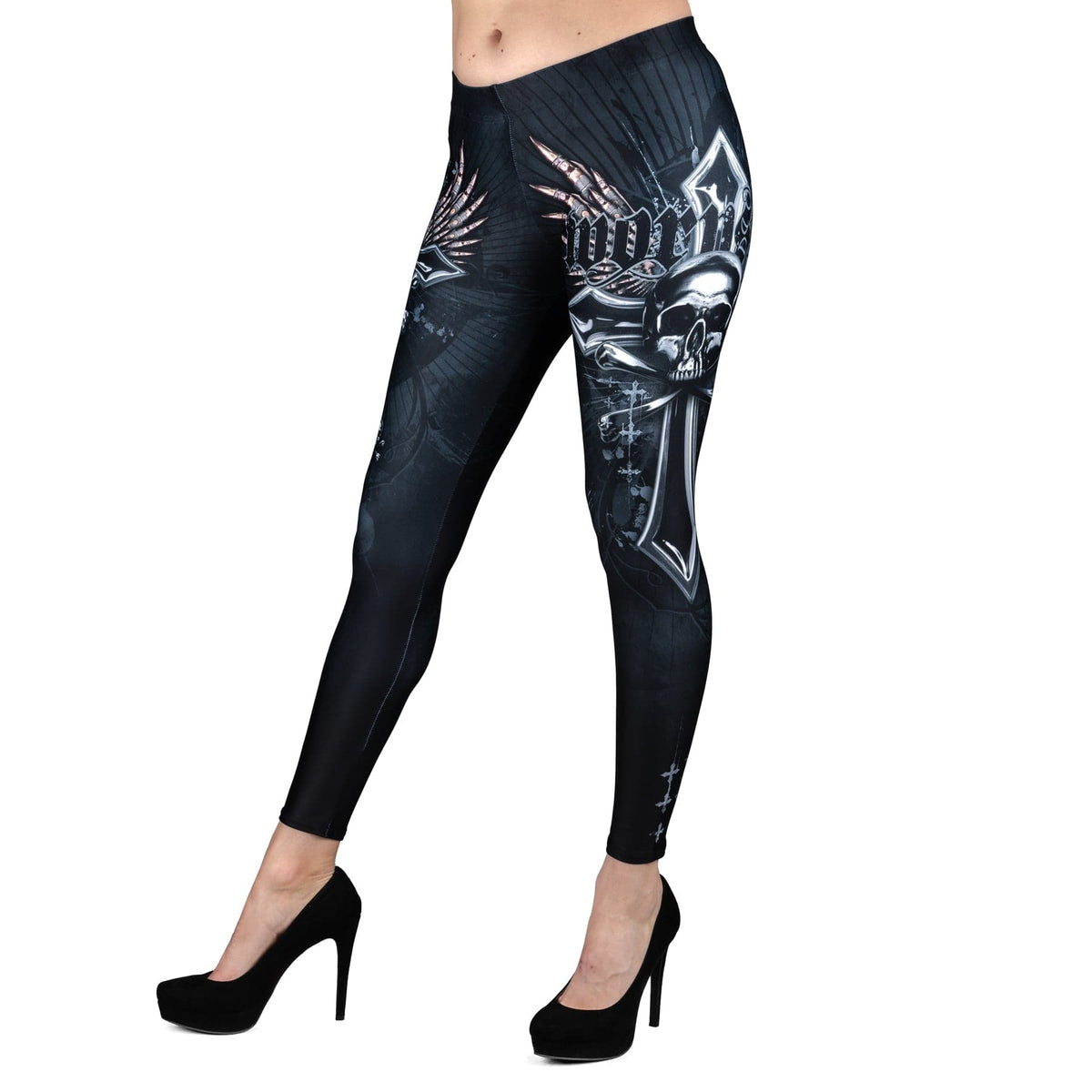 Wornstar Street Wear POD Leggings Bullet Saint Leggings