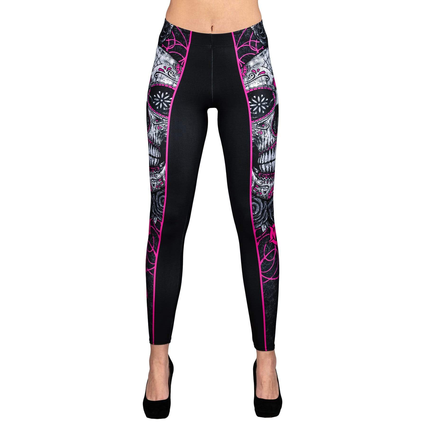 Wornstar Street Wear POD Leggings Calavera Leggings