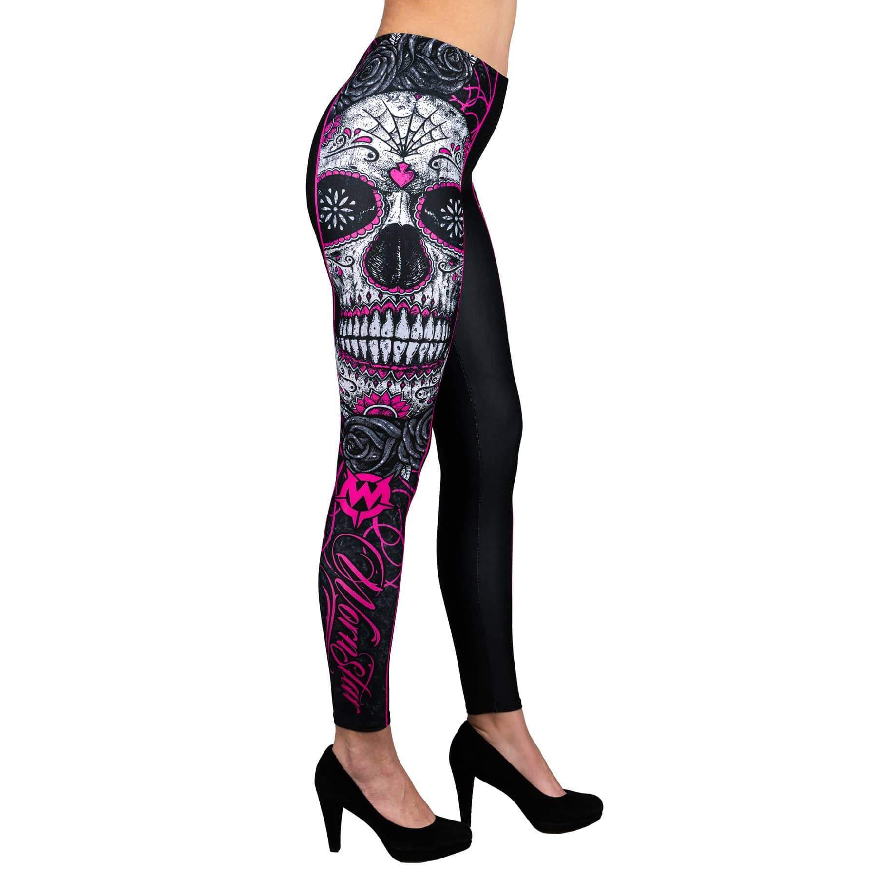 Wornstar Street Wear POD Leggings Calavera Leggings