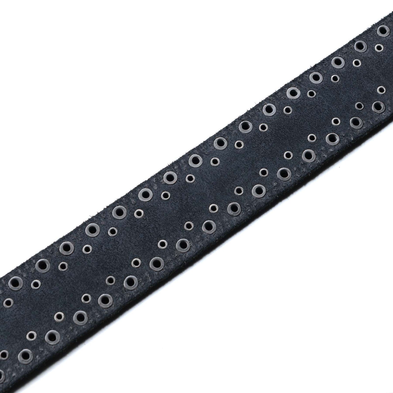 Wornstar Swag Belt Barricade Leather Belt - Black Chrome