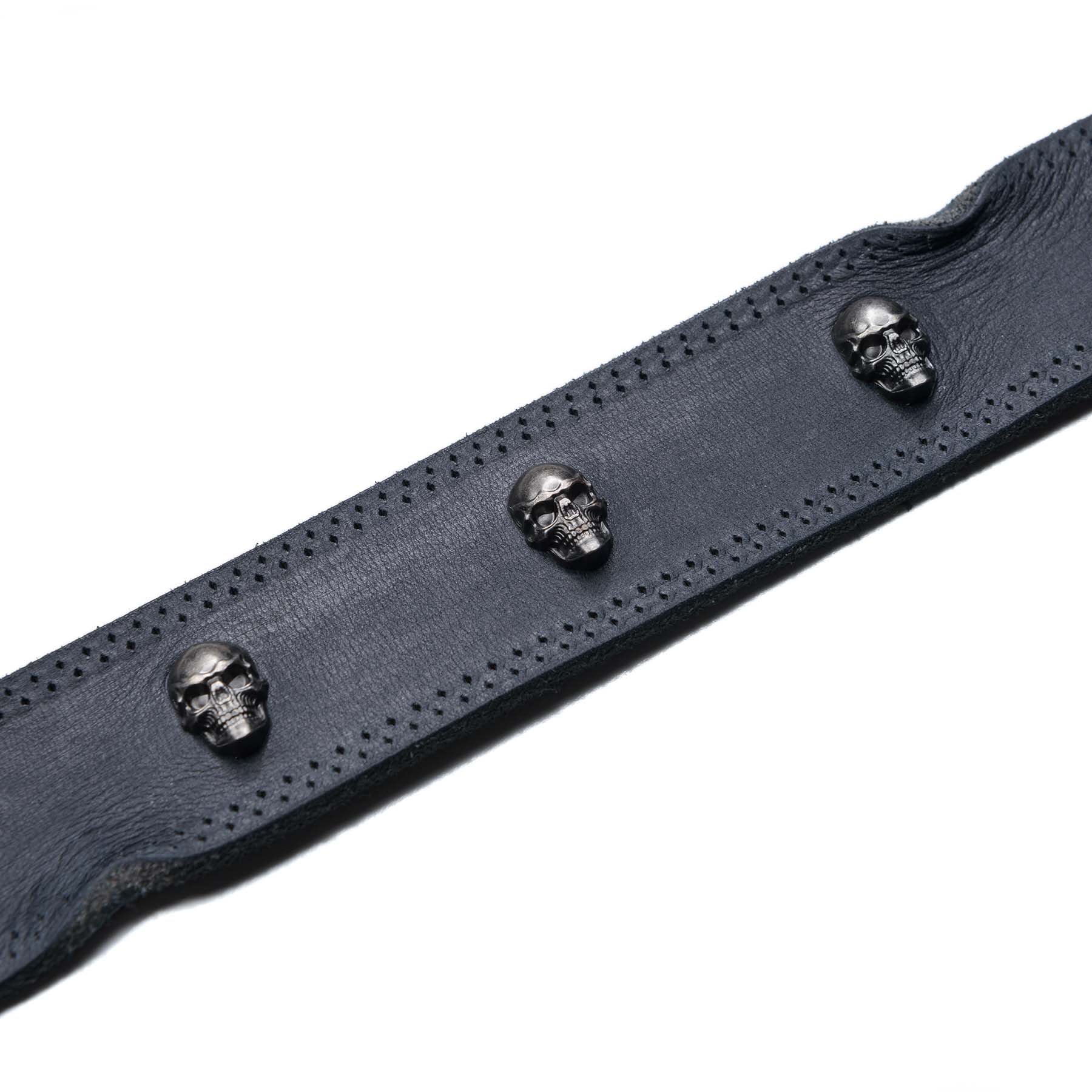 Wornstar Swag Belt Gauntlet Skull Leather Belt