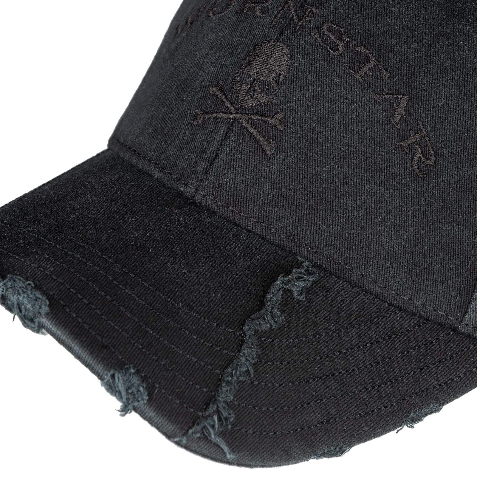 Wornstar Clothing Baseball Hat. Raider Trucker Hat - Black