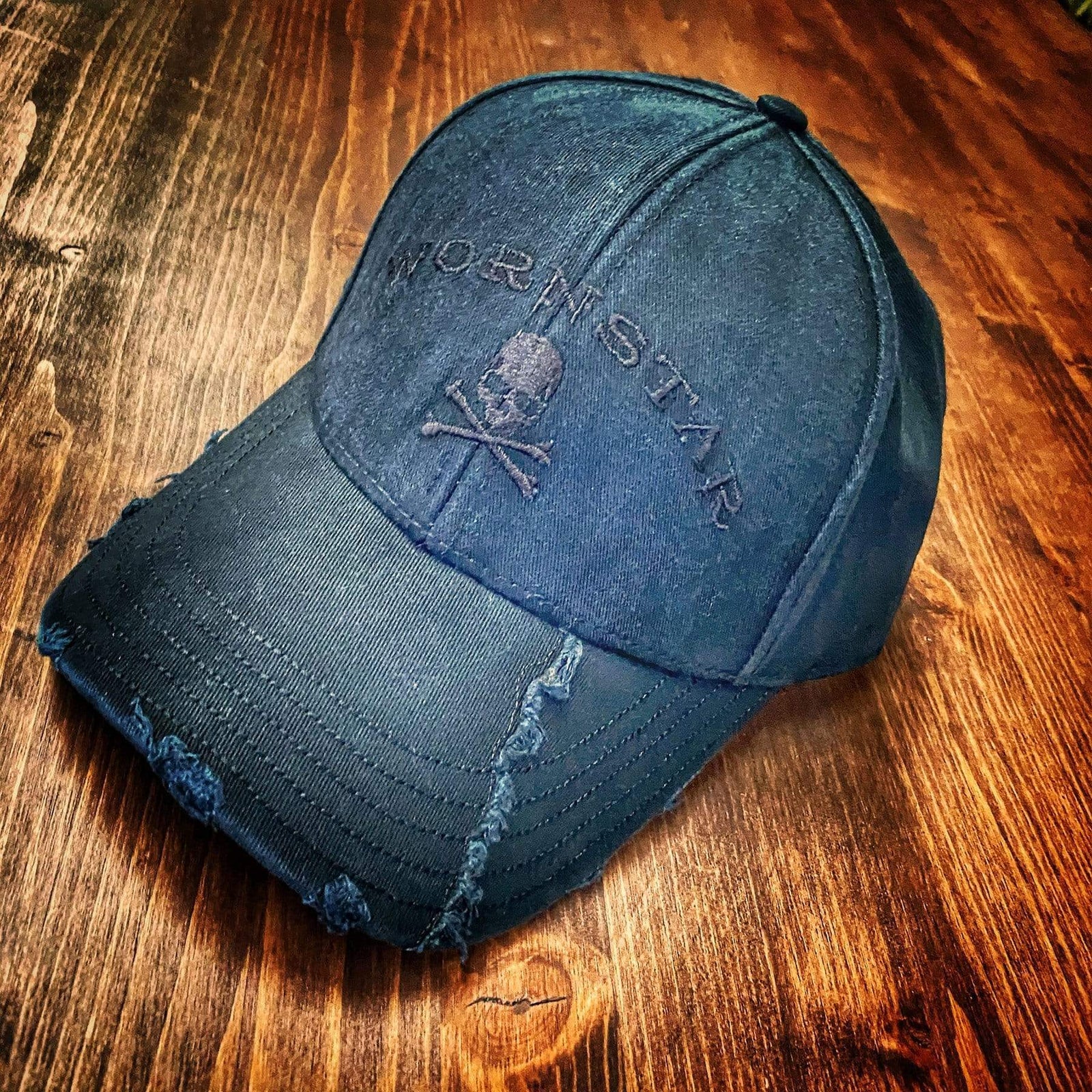 Wornstar Clothing Baseball Hat. Raider Trucker Hat - Black